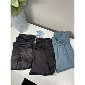 Aeropostale Legging bundle Size L Black Camo Blue Activewear Pockets
